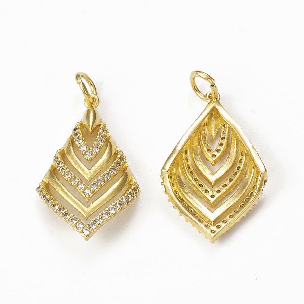 Brass Micro Pave Cu… - image