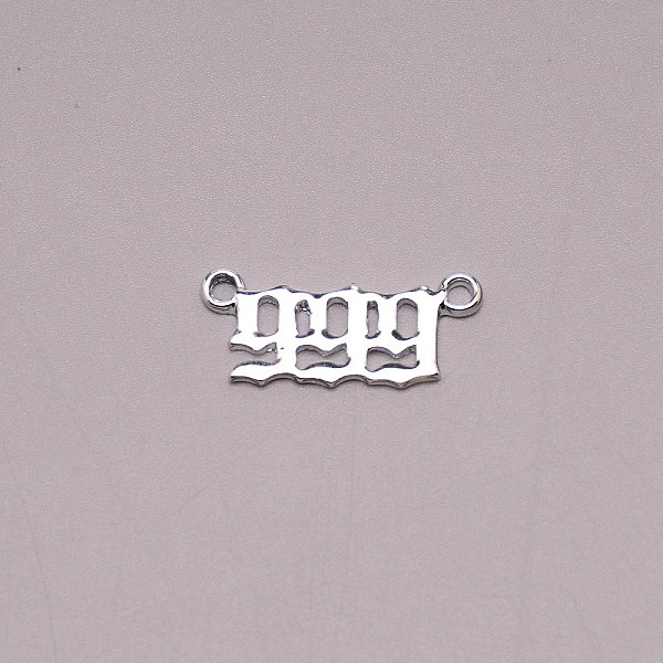 

PandaHall Alloy Pendants, Number, Num.9, 11x24.5x1.5mm, Hole: 2mm Alloy Number