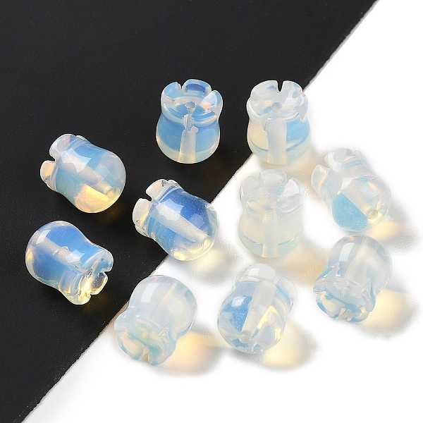 

PandaHall Opalite Beads, Lily of The Valley, 10x9.5mm, Hole: 1.2mm Opalite Flower