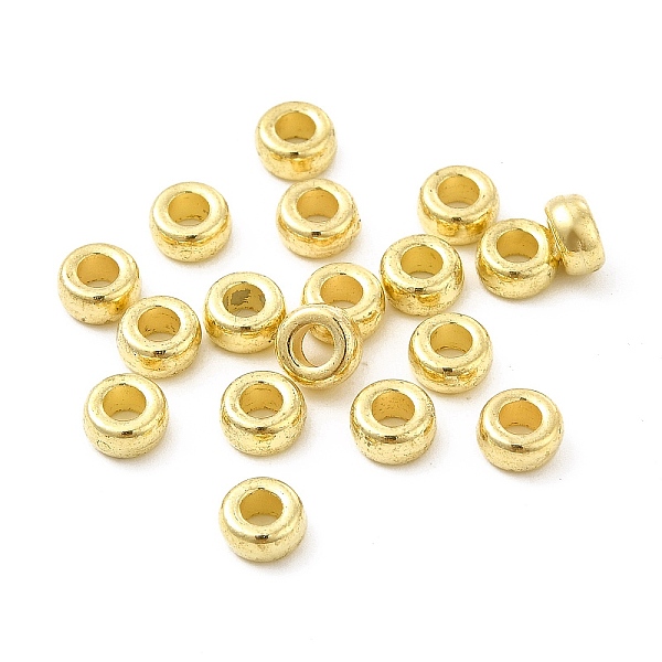 

PandaHall CCB Plastic Beads, Donut, Golden, 6x3mm, Hole: 3mm Plastic Donut