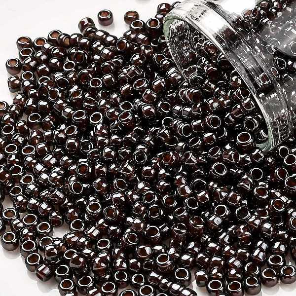 

PandaHall TOHO Round Seed Beads, Japanese Seed Beads, (363) Inside Color Montana Blue/Oxblood Lined, 8/0, 3mm, Hole: 1mm, about 220pcs/10g...