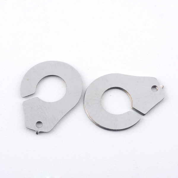 PandaHall 304 Stainless Steel Charms, Handcuffs, Stainless Steel Color, 12x9x0.5mm, Hole: 0.5mm 304 Stainless Steel Tool