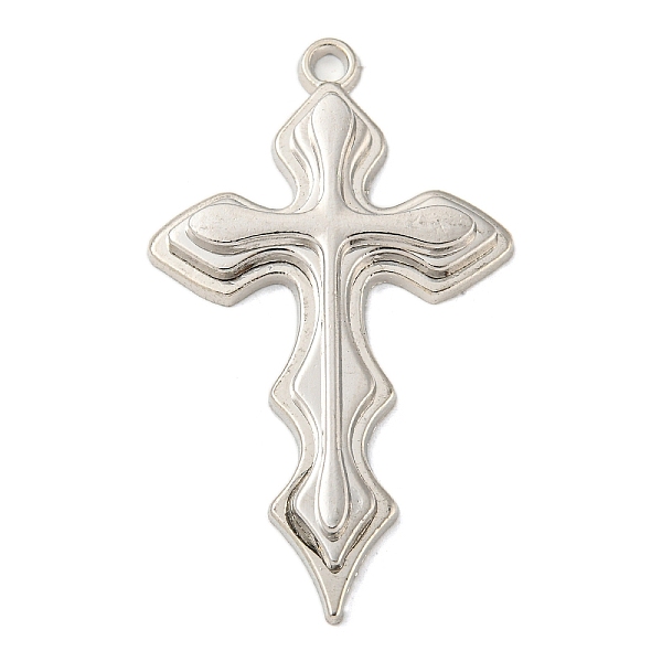 

PandaHall Alloy Pendants, Cross, Platinum, 57x34.5x6.5mm, Hole: 3mm Alloy Cross