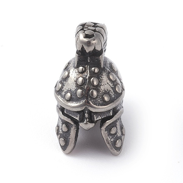

PandaHall 316 Surgical Stainless Steel Gladiator Helmet Beads, Antique Silver, 15x8x12mm, Hole: 2mm 316 Surgical Stainless Steel Others