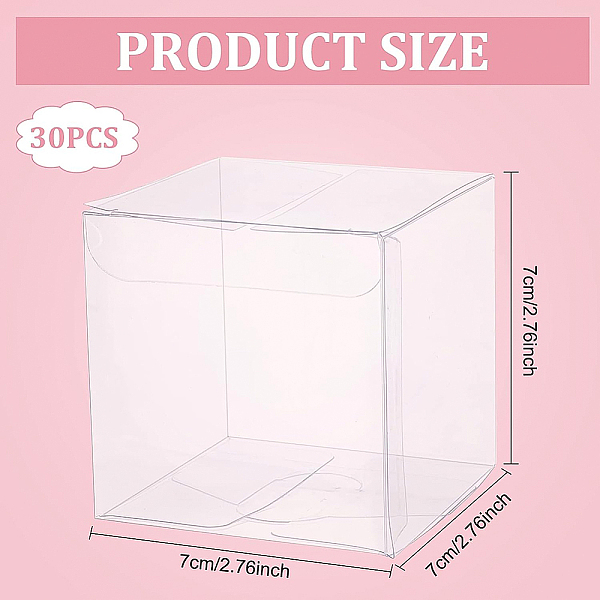 Transparente Kunststoff-PVC-Box Geschenkverpackung