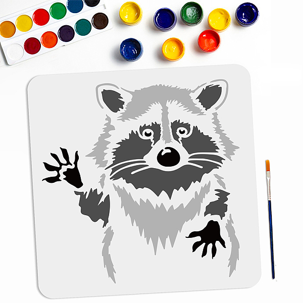 

PandaHall MAYJOYDIY US 1Pc PET Hollow Out Drawing Painting Stencils, for DIY Scrapbook, Photo Album, with 1Pc Art Paint Brushes, for Acrylic...