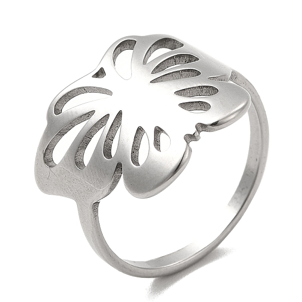 

PandaHall 201 Stainless Steel Finger Rings, Hollow Out Butterfly Ring for Women, Stainless Steel Color, US Size 6(16.5mm), 2mm 201 Stainless...