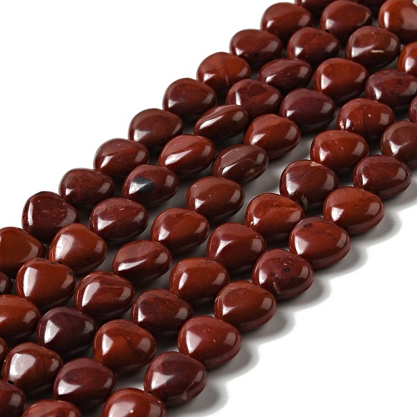 

PandaHall Natural Red Jasper Beads Strands, Heart, 10x10.5~11x6mm, Hole: 1.2mm, about 40pcs/strand, 15.35''(39cm) Red Jasper Heart