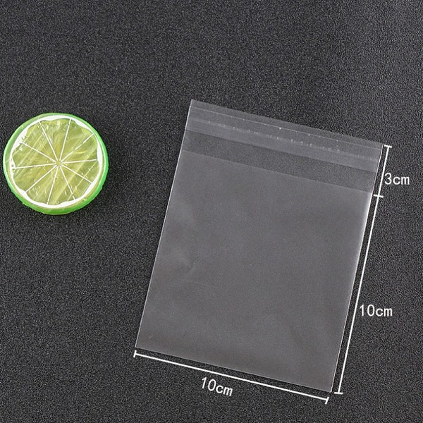 

PandaHall OPP Cellophane Packaging Bags, Frosted, for Bake Packaging, Rectangle, Clear, 13x10cm, Unilateral Thickness: 0.05mm, Inner Measure...