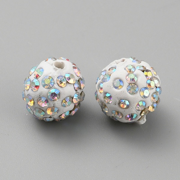 Perles de strass en pâte polymère manuelles
