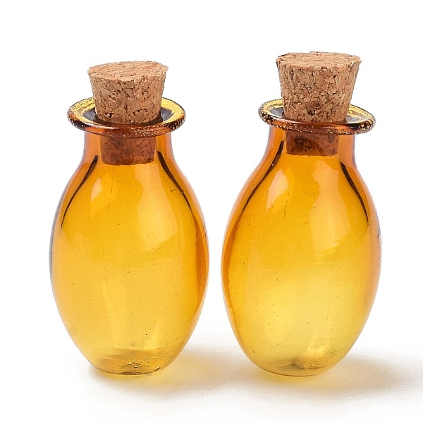 Oval Glass Cork Bot… - image