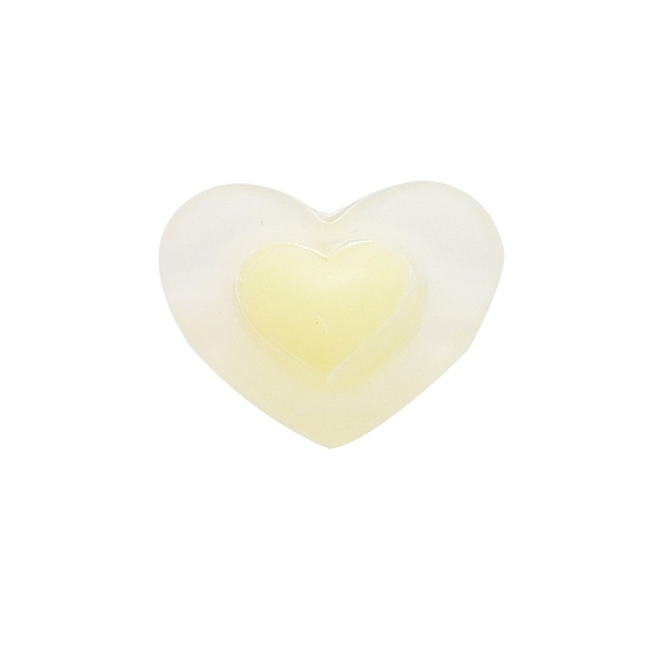 

PandaHall Frosted Resin Cabochons, Nail Art Decorations Accessories for Women, Heart, Champagne Yellow, 13.5x17x9.5mm, Hole: 2.5mm Resin...