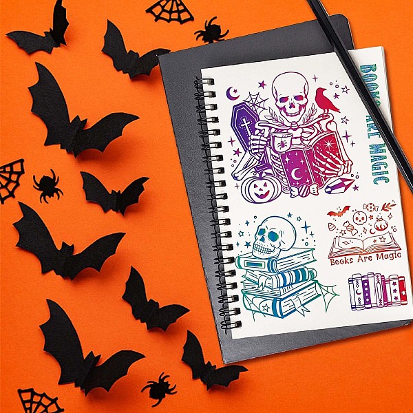 

PandaHall Custom PVC Plastic Clear Stamps, for DIY Scrapbooking, Photo Album Decorative, Cards Making, Skeleton Pattern, 160x110x3mm Plastic...