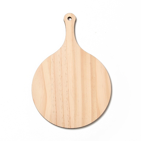 

PandaHall Wood Big Pendants, Geometric Charms, Undyed, Flat Round, 239x159x5mm, Hole: 7.5mm Wood Flat Round