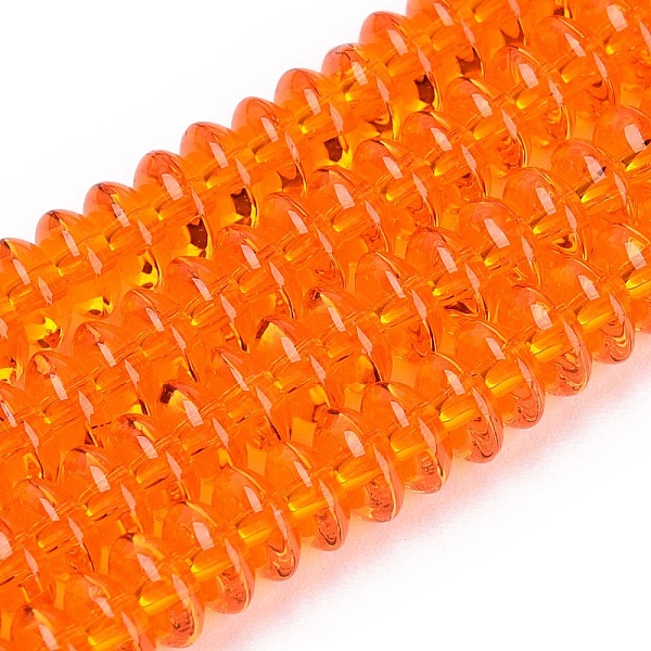 Transparent Glass Beads Strands