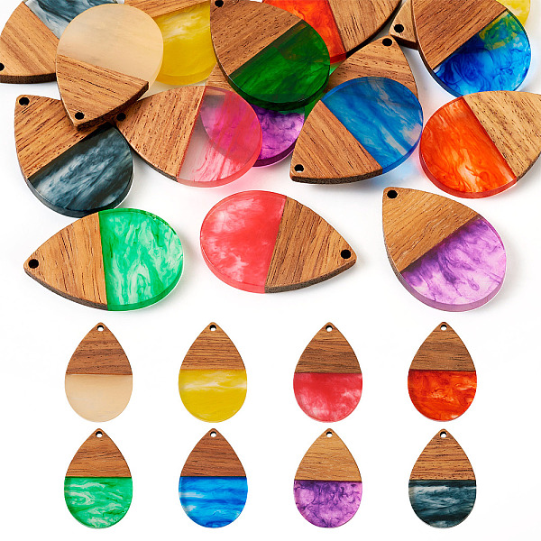 16Pcs 8 Colors Tran… - image