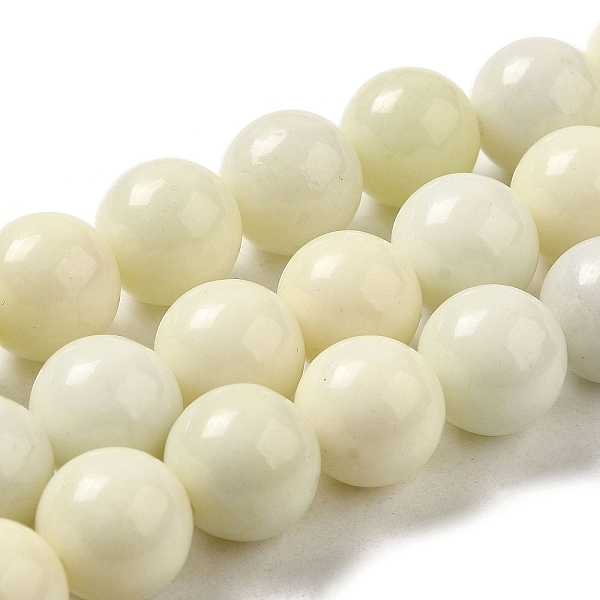 

PandaHall Natural Jade Beads Strands, Round, 12mm, Hole: 1.5mm, about 32pcs/strand, 14.96''(38cm) Other Jade Round