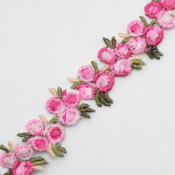 Flower Polyester Trim Ribbon