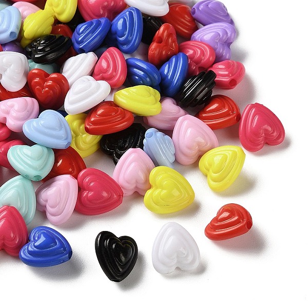 Opaque Acrylic Beads - image