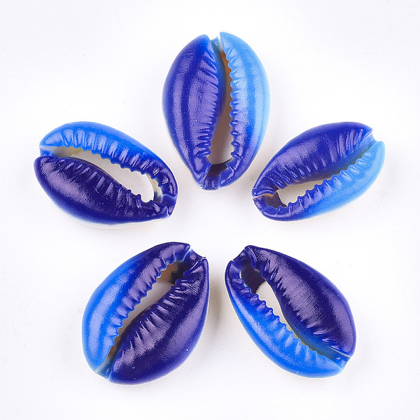 Perles De Coquillage Cauri Naturelles Imprimées