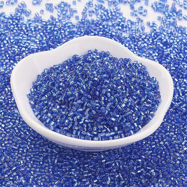 

PandaHall TOHO Japanese Seed Beads, Two Cut Hexagon, (35) Silver Lined Sapphire, 11/0, 2x2mm, Hole: 0.6mm, about 44000pcs/pound Glass Blue