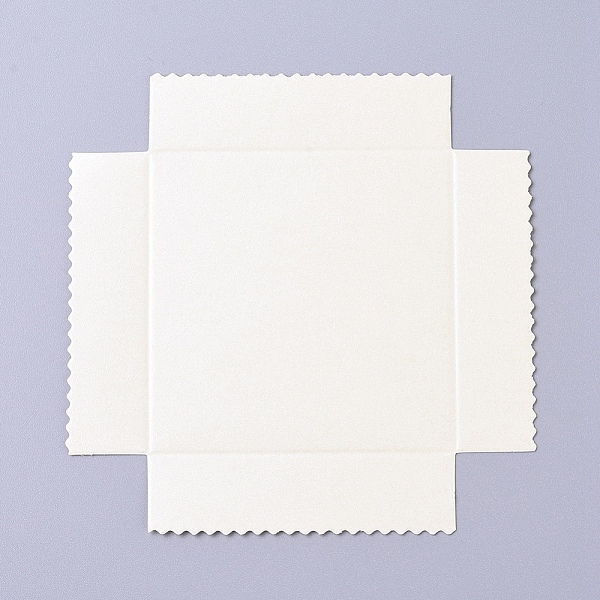 

PandaHall Paper Bottom Holder, for Square Shape Transparent Clear PVC Gift Boxes, White, 12.9x12.9x0.02cm Paper White