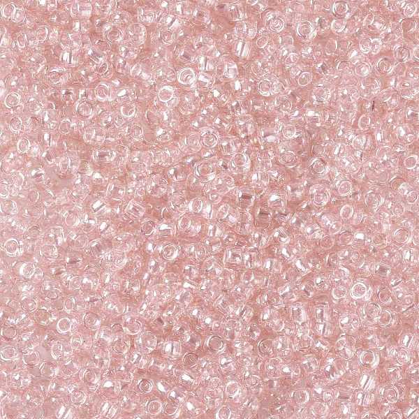 

PandaHall TOHO Round Seed Beads, Japanese Seed Beads, (290) Transparent Luster Rose, 15/0, 1.5mm, Hole: 0.7mm, about 3000pcs/bottle..., Pink