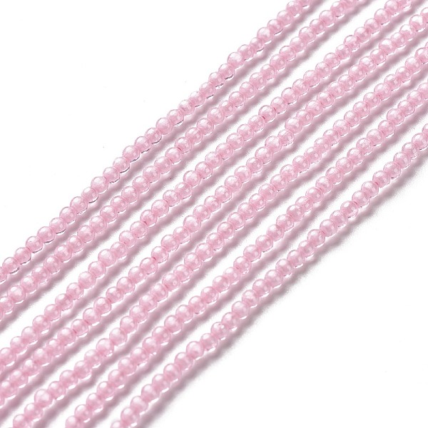 

PandaHall Cubic Zirconia Bead Strands, Round, Pink, 2~2.5mm, Hole: 0.6mm, about 193pcs/strand, 14.57~15.08 inch (37~38.3cm) Cubic Zirconia...