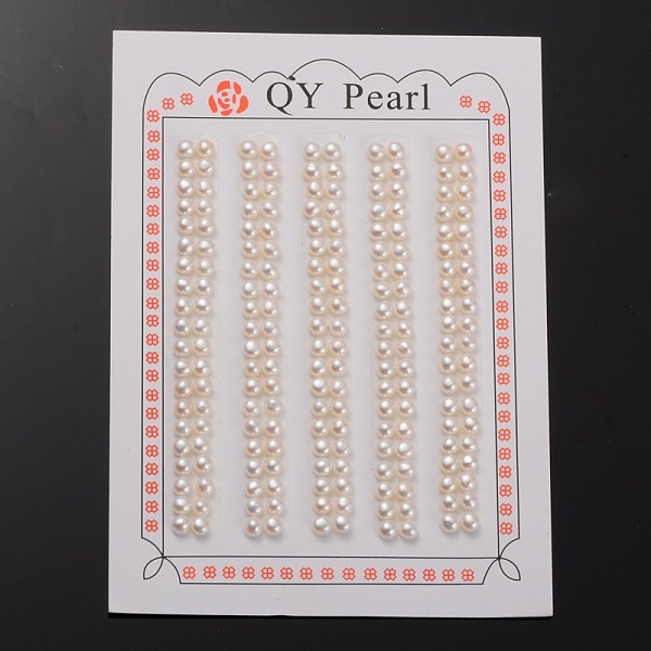 

PandaHall Natural Cultured Freshwater Pearl Beads, Half Drilled, Rondelle Bisque, 3~3.5x3mm, Hole: 0.8mm Pearl Rondelle Orange