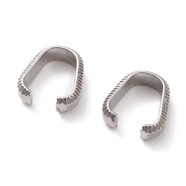 

PandaHall 201 Stainless Steel Quick Link Connectors, Stainless Steel Color, 13x11.5x3mm, Inner Diameter: 10x8.5mm 201 Stainless Steel Others