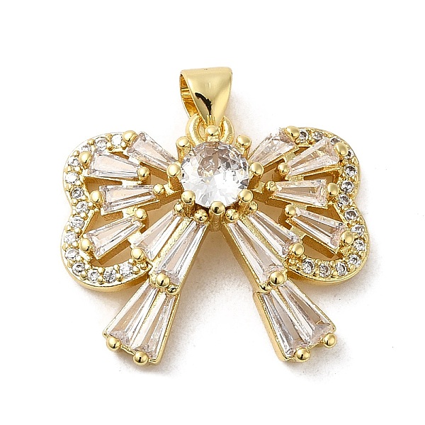 

PandaHall Rack Plating Brass Micro Pave Cubic Zirconia Pendants, Cadmium Free & Lead Free, Real 18K Gold Plated, Long-Lasting Plated..., Clear