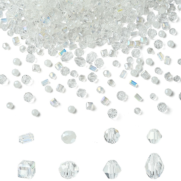 8 Strands 8 Styles Glass Bead Strands
