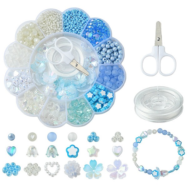 

PandaHall Acrylic Beads for DIY Jewelry Set, Mixed Color, 3~17.5x3~18.5x3~5.5mm, Hole: 0.8~2mm Acrylic Mixed Shapes Multicolor