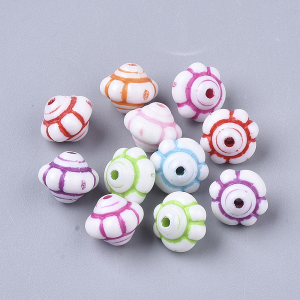 

PandaHall Craft Style Acrylic Beads, Lantern, Mixed Color, 10x8.5mm, Hole: 1.5mm, about 1515pcs/500g Acrylic Lantern Multicolor