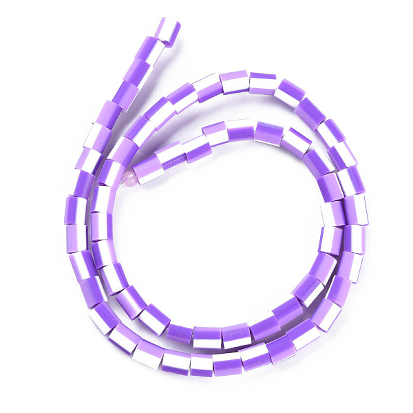 

PandaHall Handmade Polymer Clay Bead Strands, Column, Dark Violet, 5x2.5~6.5mm, Hole: 1.6~1.8mm, about 62~68pcs/strand, 15.28 inch~15.55...