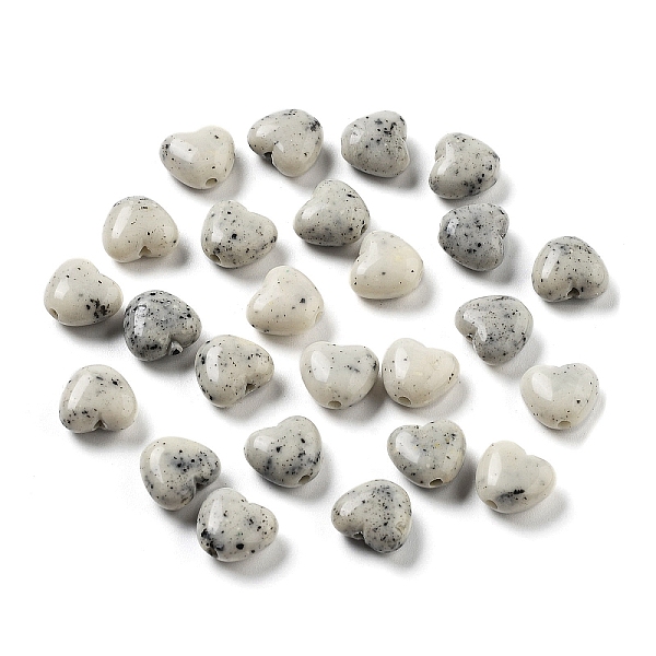 

PandaHall Opaque Acrylic Beads, Two Tone, Heart, Gainsboro, 9x10x5mm, Hole: 1.5mm Acrylic Heart Gray
