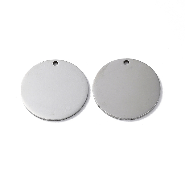 

PandaHall 304 Stainless Steel Pendants, Stamping Blank Tag, Flat Round Charm, Stainless Steel Color, 24x1.4mm, Hole: 1.8mm 304 Stainless...