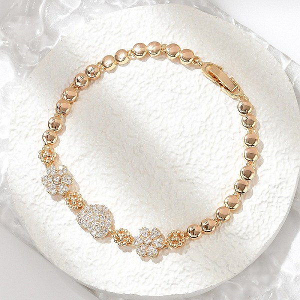 Brass Micro Pave Cu… - image