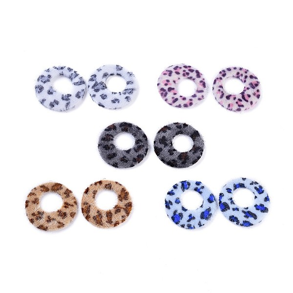 

PandaHall Faux Mink Fur Covered Pendants, with Aluminum Bottom, Flat Round, Mixed Color, 42.5x40x5mm, Hole: 1mm, 4pcs/color, 20pcs/set Cloth..., Multicolor