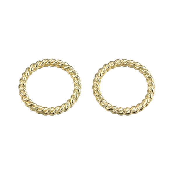 

PandaHall Alloy Linking Rings, Cadmium Free & Lead Free, Twisted Round Ring, Light Gold, 20x2.5mm, Inner Diameter: 15mm Alloy Ring