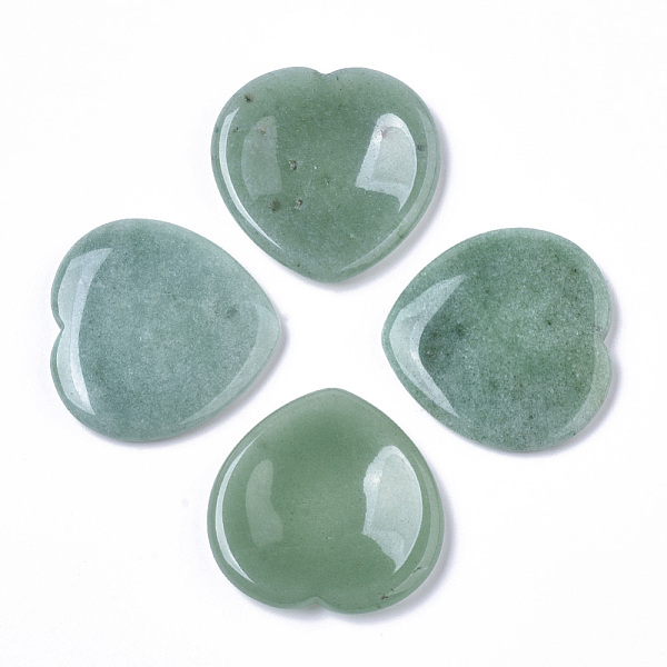 

PandaHall Natural Green Aventurine Thumb Worry Stone, Pocket Palm Stones, for Healing Reiki Stress Relief, Heart Shape, 39~40x39~40x5~6mm...