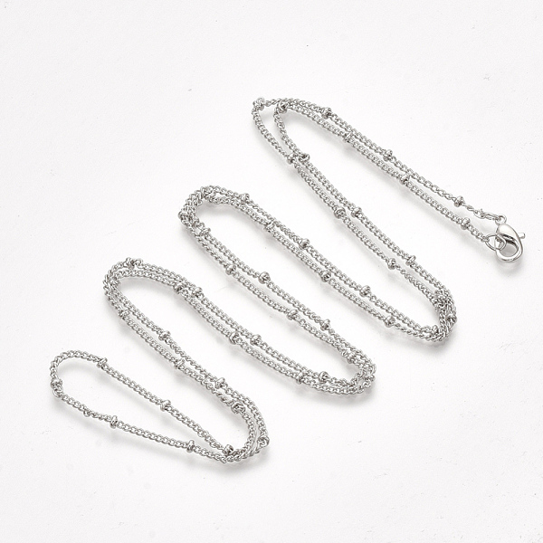 Messingbeschichtete Eisen Bordsteinkette Halskette Herstellung