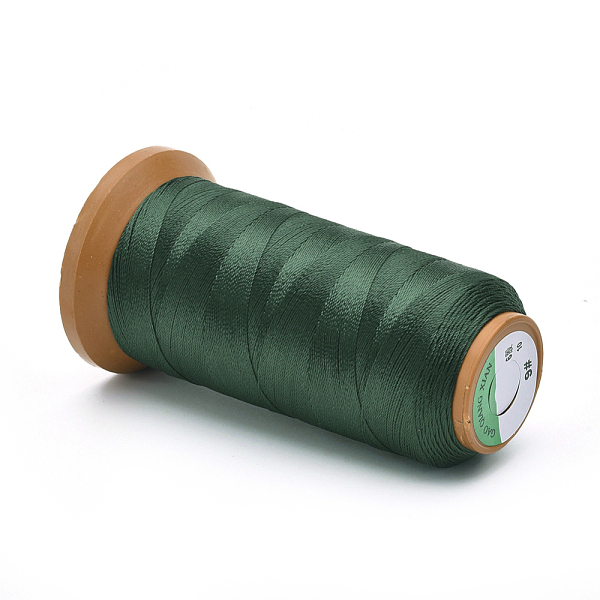 

PandaHall Polyester Threads, for Jewelry Making, Dark Green, 0.12mm, about 1640.41 yards(1500m)/roll Polyester Green