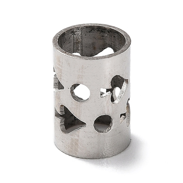 

PandaHall 304 Stainless Steel European Beads, Large Hole Beads, Column, Stainless Steel Color, Heart, 10x7mm, Hole: 6mm 304 Stainless Steel...