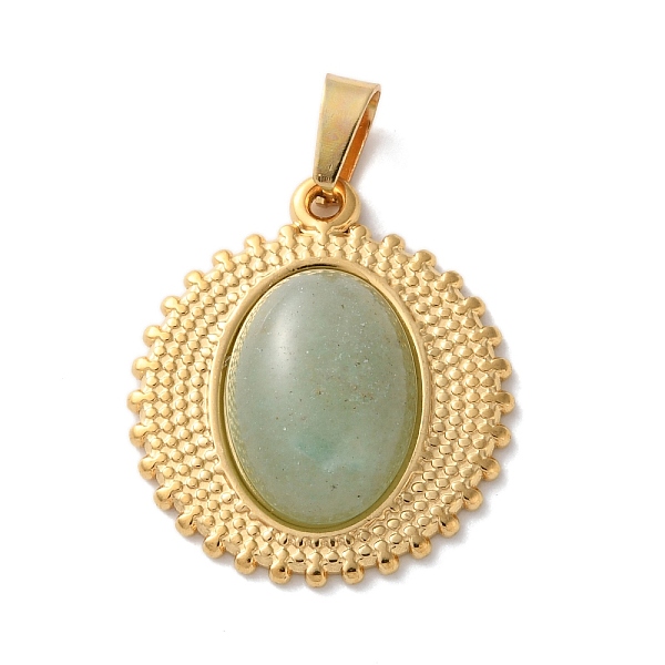 Natural Green Aventurine Pendants
