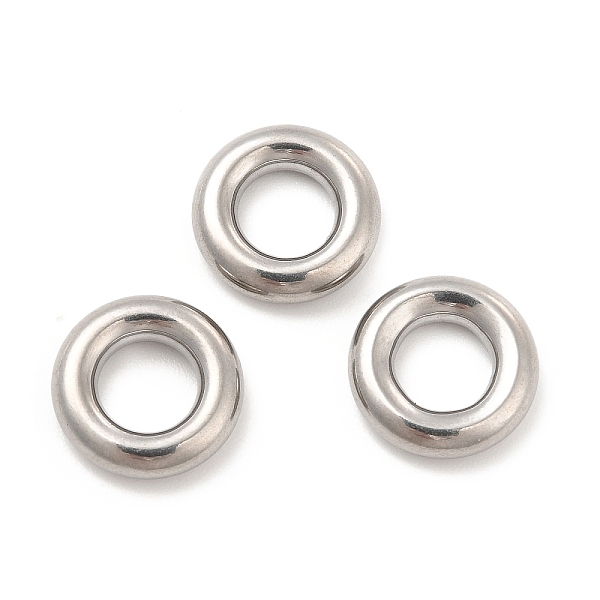 

PandaHall 304 Stainless Steel Linking Rings, Round Ring, 12x3mm, Inner Diameter: 6mm 304 Stainless Steel Ring