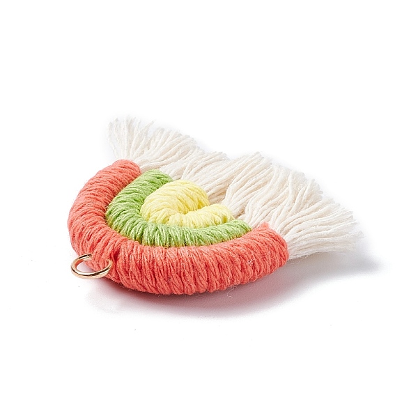 Макраме плетение радужные подвески кисточки