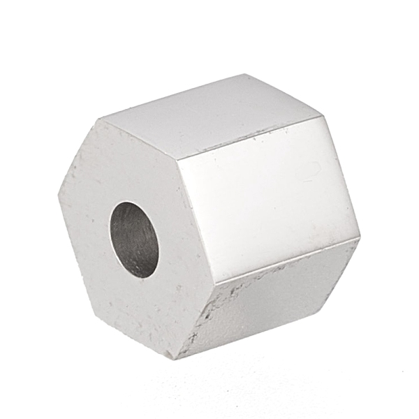 

PandaHall 304 Stainless Steel Beads, Hexagonal Prisms, Stainless Steel Color, 5x6x7mm, Hole: 1.8mm 304 Stainless Steel Hexagon