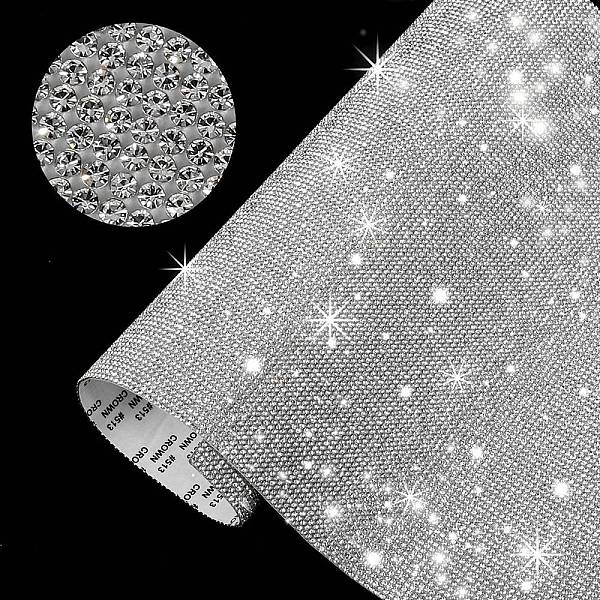 

PandaHall Self-Adhesive Rhinestone Stickers, Crystal Gems Decals, for Vehicle Decoration, Flat Round, Crystal, 240x200mm Rhinestone Flat..., Clear