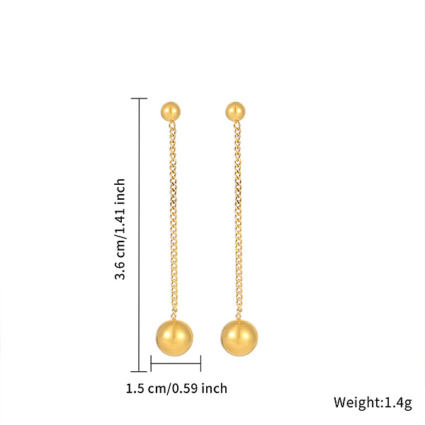 

PandaHall Stainless Steel Tassel Dangle Earrings for Women Stainless Steel
